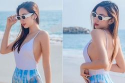Thùy Tiên hé lộ khoảnh khắc sexy hiếm có trong chuyến từ thiện Angola, fan trầm trồ vì body nuột nà
