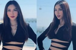 Thùy Tiên khoe thần thái quyền lực với jumpsuit cut-out nóng bỏng ở Bồ Đào Nha