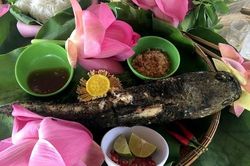Say đắm với hương vị đồng quê mộc mạc đầy lôi cuốn của cá lóc nướng trui