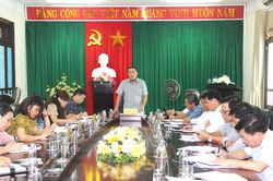 UBND tỉnh làm việc với Sở Tài nguyên & Môi trường