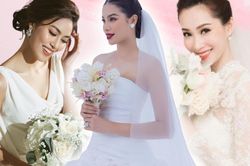 Dàn hậu Việt khoe sắc trong tà váy cưới: Phạm Hương quyến rũ, Lan Khuê lập kỷ lục