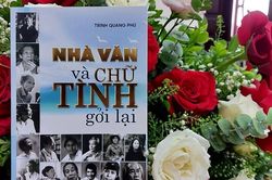 Ra mắt sách 'Nhà văn và chữ tình gởi lại'
