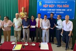 Chính trị - Xã hội An sinh xã hội Biểu dương, động viên thương, bệnh binh khiếm thị