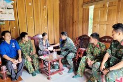 Đoàn Thanh niên Bộ Chỉ huy quân sự tỉnh thực hiện chiến dịch ''Hành quân xanh''