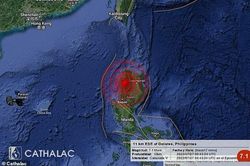 Động đất mạnh 7,1 độ Richter làm rung chuyển đảo Luzon, Philippines