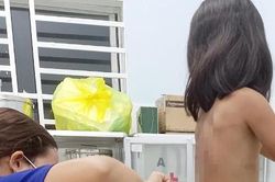 Công an làm việc với mẹ và bố dượng bé gái 7 tuổi nghi bị bạo hành