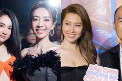 Nhã Phương diện váy cam nổi bật, Thúy Ngân khoe vai trần hút mắt tại sự kiện