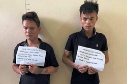 Phú Thọ: Bắt 2 đối tượng dùng gạch để chặn, cướp tài sản người đi đường
