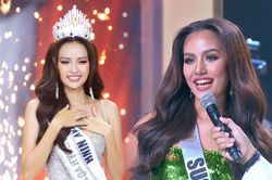 Chung kết Miss Universe Thailand: 1m2 chục người quen, cứ ngỡ Ngọc Châu sang Thái thi hoa hậu