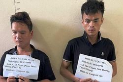 Bắt 2 đối tượng chặn đường, đánh đôi vợ chồng trong đêm để cướp tài sản