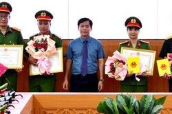 Chính trị - Xã hội Pháp luật - Cuộc sống Chủ tịch UBND tỉnh khen thưởng tập thể, cá nhân tham gia phá án dùng súng cướp tiệm vàng