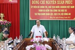 Chủ tịch nước kiểm tra công tác thực hiện Quyết định đặc xá