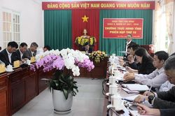 Phiên họp thứ 10 của Thường trực HĐND tỉnh khóa X