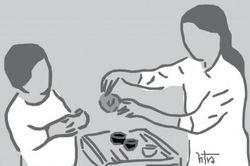 Đời sống Bộ ấm trà cũ