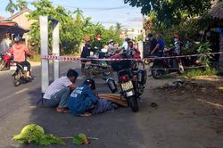 Người đàn ông tử vong, nằm gục bên vệ đường