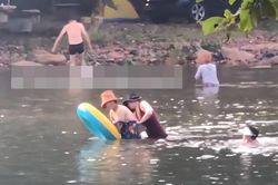 Đăng clip 'tố' hai người phụ nữ cởi đồ bơi tắm tiên, người đàn ông không ngờ bị ném đá kịch liệt