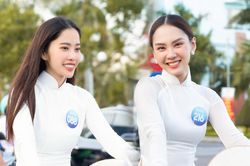 Nam Em tươi tắn diễu hành, đường đến vương miện Miss World Vietnam ngày càng gần?