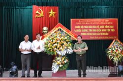Tổ chức điểm 'Ngày hội toàn dân bảo vệ ANTQ' ở huyện Nho Quan