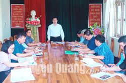 Lãnh đạo Ban Tổ chức Tỉnh ủy làm việc với Đảng ủy xã Chân Sơn và Hào Phú về công tác tổ chức xây dựng Đảng