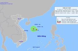 Vùng áp thấp trên biển Đông có khả năng mạnh lên thành áp thấp nhiệt đới