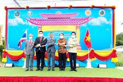 Khởi công xây dựng cổng chào Việt Nam trên con đường Việt kiều lưu niệm tại Thái Lan