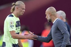 Pep phấn khích với cách Haaland giành sút phạt đền