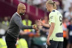 Pep Guardiola nói điều bất ngờ sau cú đúp của Haaland cho Man City