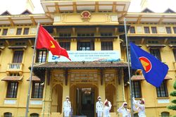 Lễ Thượng cờ kỷ niệm 55 năm Ngày thành lập ASEAN