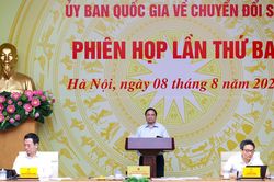 Thủ tướng: Chuyển đổi số cần thực chất, không được đánh trống bỏ dùi