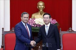 Thường trực Ban Bí thư: Việt Nam - Campuchia sẽ luôn đoàn kết giúp đỡ lẫn nhau