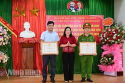 Xã Khánh Mậu, Khánh Dương tổ chức Ngày hội toàn dân bảo vệ an ninh Tổ quốc