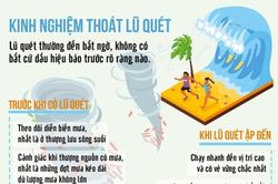 Kinh nghiệm thoát lũ quét mùa mưa bão