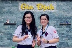 Làm túi lọc trà từ lá cây, 2 nữ sinh ở TP.HCM giành huy chương bạc quốc tế