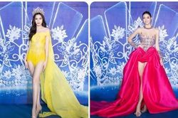 Hoa hậu Thế giới 2021 đọ sắc cùng Hoa hậu Thùy Tiên, Đỗ Thị Hà trên thảm đỏ