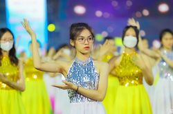 Tổng duyệt lễ khai mạc Đại hội Thể dục Thể thao tỉnh Nghệ An