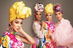 Phạm Hương, Minh Tú diện áo dài cách tân đọ sắc cùng 'Best Face' Trương Thị May