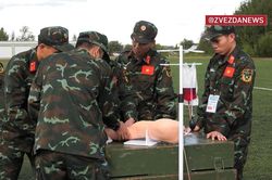 Hình ảnh quân y Việt Nam tập dượt cho Army Games 2022