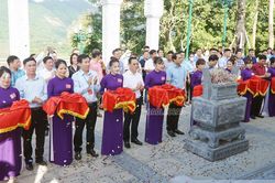 Khánh thành khu Lăng mộ Thần vệ quốc Hoàng Bảy