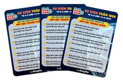Sự kiện tuần qua từ 8-8 đến 14-8-2022