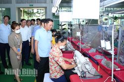 Lãnh đạo UBND tỉnh kiểm tra Cụm công nghiệp Văn Phong