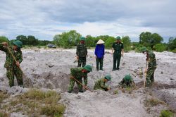 Tìm thấy 4 hài cốt liệt sĩ tại xã Gio Mai