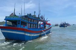 Giá dầu giảm, ngư dân Quảng Ngãi phấn khởi vươn khơi