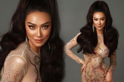 Kim Duyên khiến fan đỏ mặt với màn khoe dáng trong bộ váy xuyên thấu tận tâm can