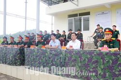 Diễn tập động viên năm 2022 đạt loại giỏi