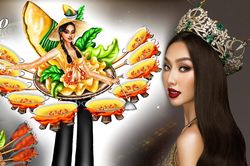 'Tắt Đèn', 'Bánh Xèo' trở thành cảm hứng tìm kiếm National Costume cho Miss Grand Vietnam 2022