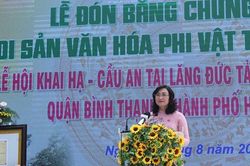 'Lễ hội Khai Hạ-Cầu An' đón nhận Bằng chứng nhận di sản văn hóa phi vật thể Quốc gia