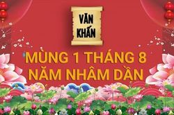 Văn khấn mùng 1 tháng 8 Âm lịch năm Nhâm Dần 2022, bài cúng gia tiên và thần linh theo truyền thống Việt Nam