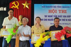 21 người khiếm thị thi tay nghề tẩm quất, xoa bóp