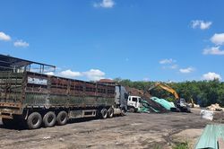 Phát hiện bãi chôn lấp chất thải trái phép lớn chưa từng có sát sông Bé