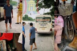 Xử lý xe dù, bến cóc khu vực chợ Long Biên